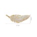 AABVOY Golden Feather Jewelry Brooch | Stylish Feather Design | Gold-Plated | Chic Accessory for Dresses, Blazers, & Scarves | Lightweight & Durable